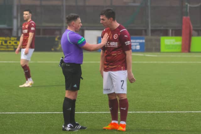 Ross Forbes' last-gasp strike from range earned the Warriors three points on Saturday against Annan Athletic