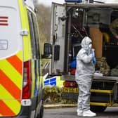 A bomb disposal team was sent to the house in Linlithgow. (Photo credit: Lisa Ferguson)