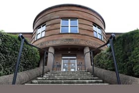 Sentence was deferred on Baff for his personal appearance at Falkirk Sheriff Court later in the month  (Picture: Michael Gillen, National World)