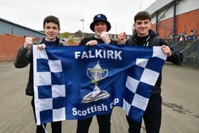 Around 9000 Falkirk fans are at Hampden Park for the semi-final against Inverness Caley Thistle