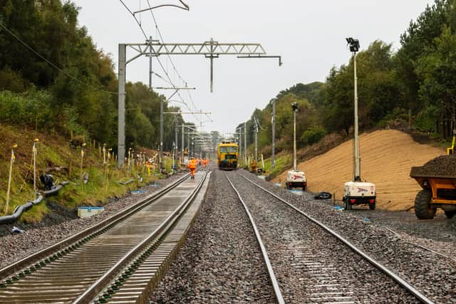 The line is set to open to passengers again from Monday.