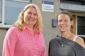 Caroline Harrower and peer support worker Alisha Walker-Cowie are on hand to offer support and advice.