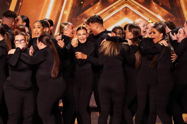 The group impressed the judges with their emotive performance on last Saturday night's show.  (Pic: ITV)