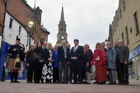 The official opening of Falkirk steeple as a heritage centre