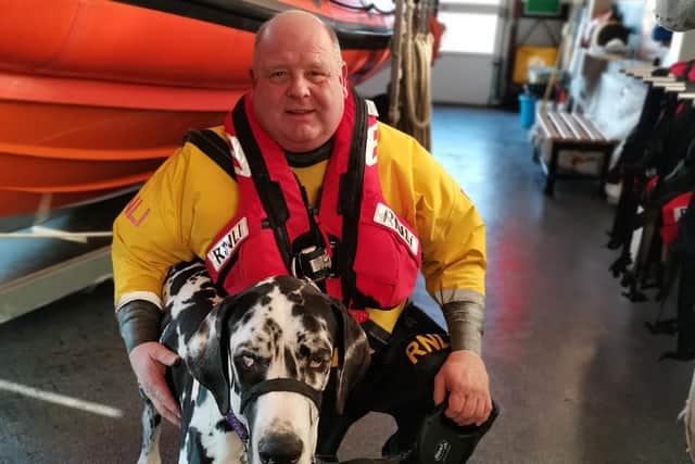 RNLI volunteer Iain Leil from South Queensferry.