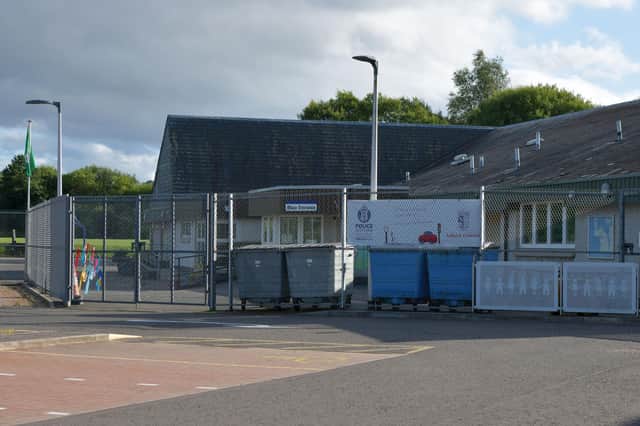 Antonine Primary School in Bonnybridge has been hit by coronavirus. Picture: Michael Gillen.