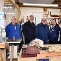 Members of Denny and Bonnybridge Men's Shed