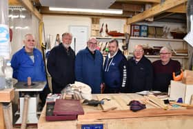 Members of Denny and Bonnybridge Men's Shed