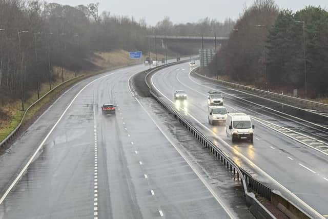 People are being urged not to travel during the red weather alert. Pic: Lisa Ferguson