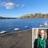 Lothian MSP Lorna Slater (inset) has organised Monday night's meeting to keep people in Linlithgow updated on efforts to address the nutrient pollution in the town's loch.