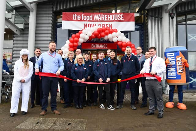 The big opening of Falkirk's new Food Warehouse