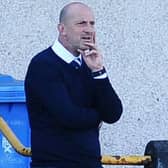 Falkirk head coach Paul Sheerin watching his side being beaten 2-0 by Alloa Athletic at the weekend (Picture: Michael Gillen)
