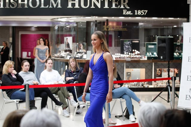 The models also wore jewellery from Chisholm Hunter, which also has a branch in the Howgate