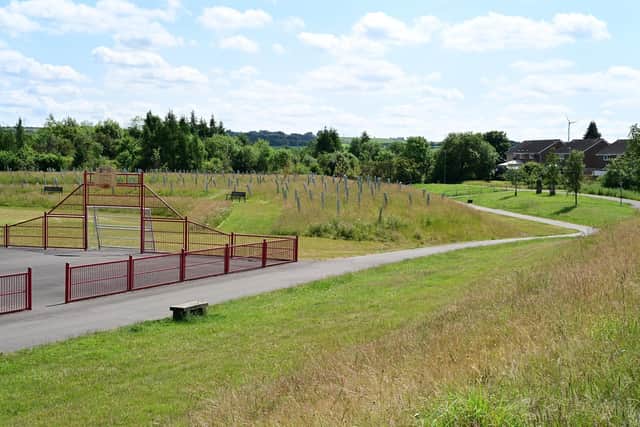 The transformation of Lionthorn Bing. Pic: Falkirk Council