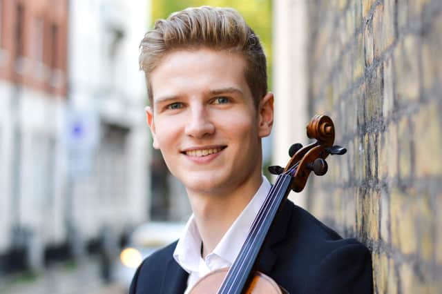 Violinist Daniel Stroud from South Queensferry