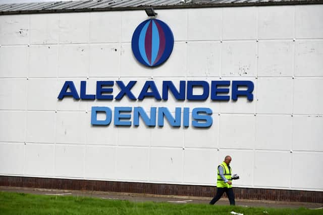 Alexander Dennis Limited is providing First with 22 electric vehicles ahead of the United Nations Climate Change Conference. Picture: Michael Gillen.