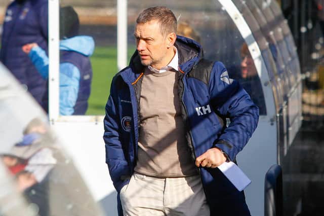 Bo'ness United manager Max Christie (Pic by Scott Louden)