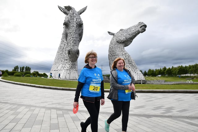 The Kelpies make a magnificent backdrop to this event