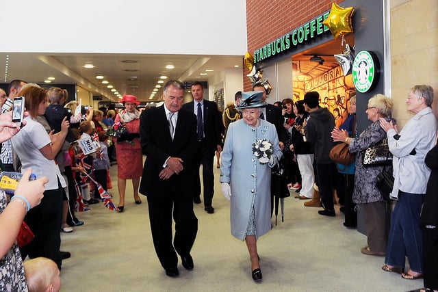 The Queen toured the hospital as she officially opened the new Forth Valley Royal in 2011.