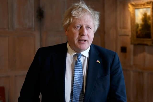 A vote of no confidence in Boris Johnson will take place  on Monday night