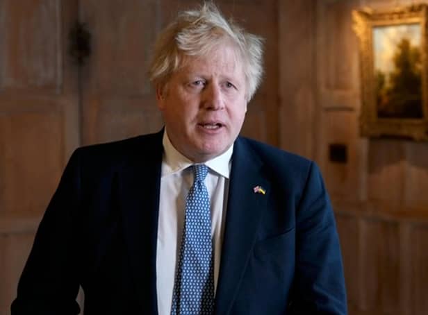 A vote of no confidence in Boris Johnson will take place  on Monday night