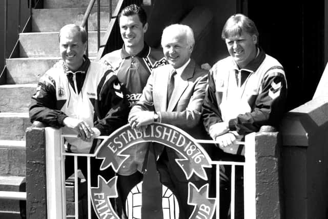 Billy Brown, Simon Stainrod, David Holmes and Jim Jefferies pose for a picture (Photo: SNS Group)