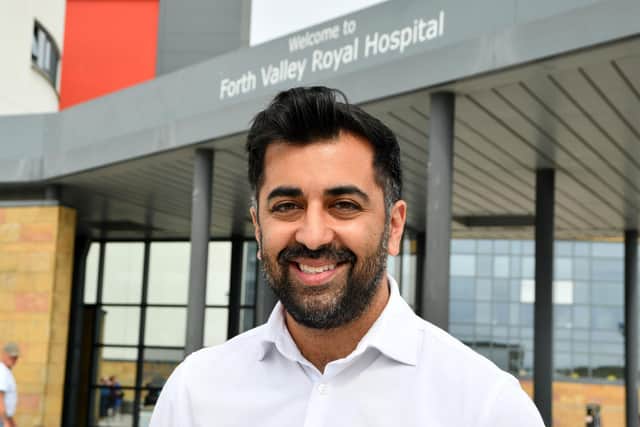 Scottish health secretary  Humza Yousaf visits Forth Valley Royal Hospital to see the brand new urology hub