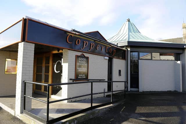 The terrifying incident happened in a car park at the Coppertop in Camelon