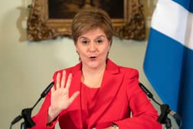 Nicola Sturgeon announces her decision to stand down as SNP leader and First Minister at last week's press conference in Bute House