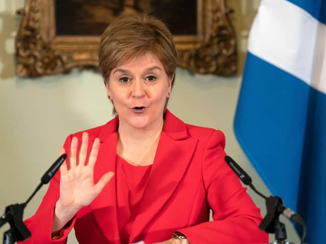 Nicola Sturgeon announces her decision to stand down as SNP leader and First Minister at last week's press conference in Bute House