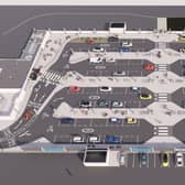 How the new look pick-up and drop-off zone will look at Edinburgh Airport
