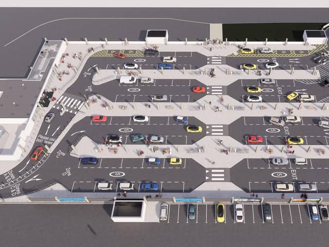 How the new look pick-up and drop-off zone will look at Edinburgh Airport