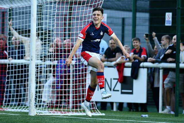 Summer recruit Ross MacIver, who previously had a spell at Partick Thistle, grabbed Falkirk's winner against The Spartans (Photo: Michael Gillen)