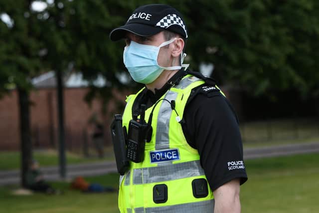 Police are investigating an attack on a 13-year-old boy in Gairdoch Park, Carronshore. Picture: John Devlin.
