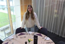 Emma Leitch picked up some tricks of the hospitality trade during her visit to Switzerland(Picture: Submitted)