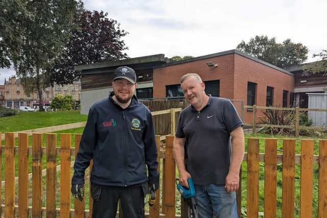 Kyle and John can regularly be found hard at work in and around Forth Valley Sensory Centre
(Picture: Submitted)