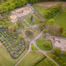 An aerial view of Zetland Park which has won a Green Flag for the second year. Pic: Contributed