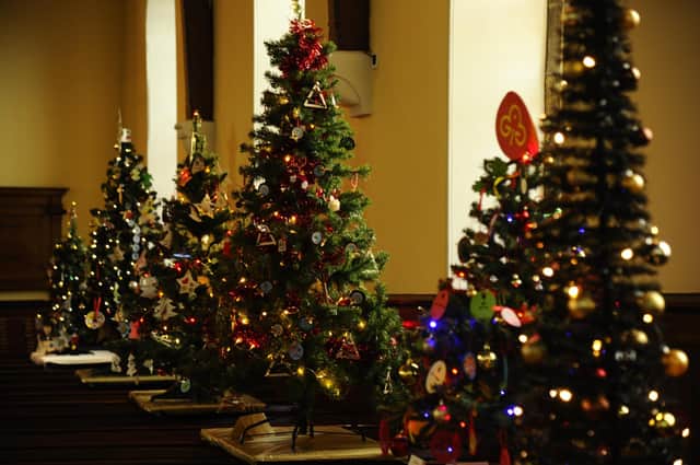 Denny's Westpark Church held a two-day Christmas tree festival at the weekend.  (Pic: Alan Murray)