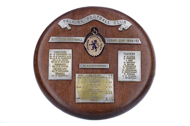 The 1957 Scottish Cup winners' medal up for auction next week
