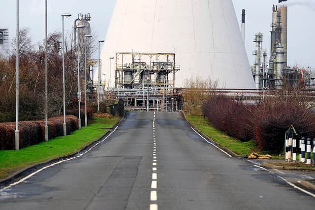 The pipe bridge will be constructed to span Bo'ness Road in the heart of the Ineos petrochemical site