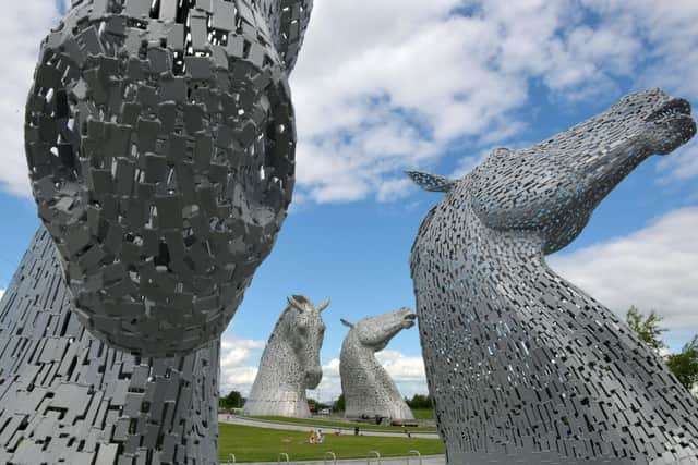 Tours of The Kelpies will resume in November. Picture: Michael Gillen.