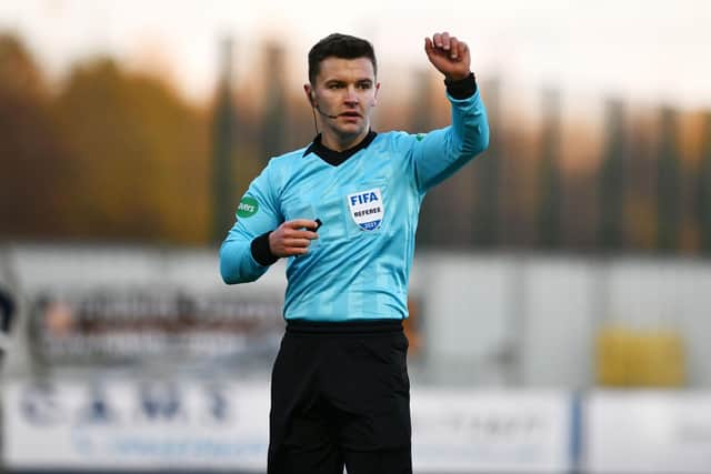 Referee Nick Walsh will take charge of Falkirk's Scottish Cup semi-final against Inverness Caledonian Thistle (Pictures by Michael Gillen)