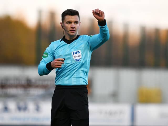 Referee Nick Walsh will take charge of Falkirk's Scottish Cup semi-final against Inverness Caledonian Thistle (Pictures by Michael Gillen)