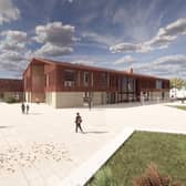 Artist's impression of the new Hawkhill Primary for Winchburgh. Pic: Contributed