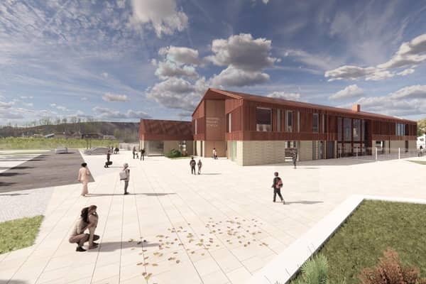 Artist's impression of the new Hawkhill Primary for Winchburgh. Pic: Contributed