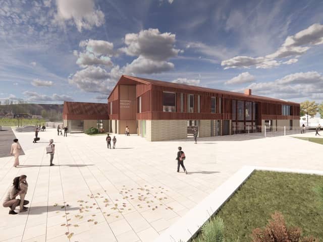 Artist's impression of the new Hawkhill Primary for Winchburgh. Pic: Contributed