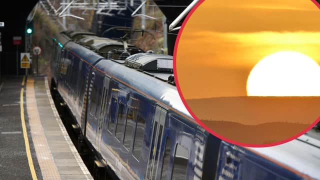 It is suspected that a points failure at Haymarket West Junction on Thursday which led to the cancellation of train services was caused by the hot weather in Edinburgh.