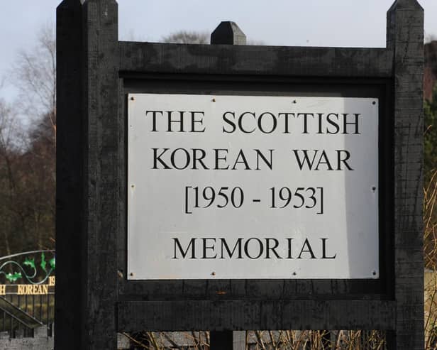 The service will take place at the Korean War Memorial in Witch Craig Wood, Torphichen, near Bathgate
(Picture: Ian Rutherford, National World)