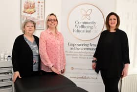 Community Wellbeing and Education CIC, left to right: Mary Booth, director; Carol Hendrie founder; and Kirsty Sneddon, director.