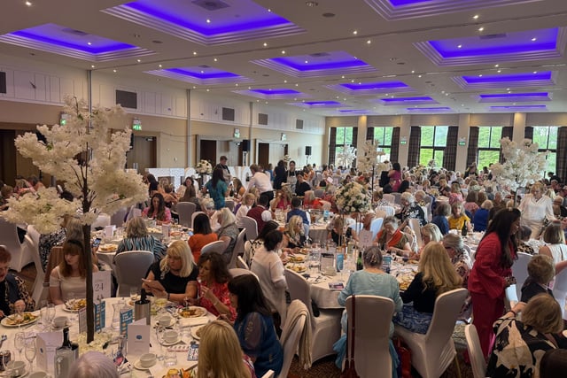 The packed room at the Westerwood Hotel.